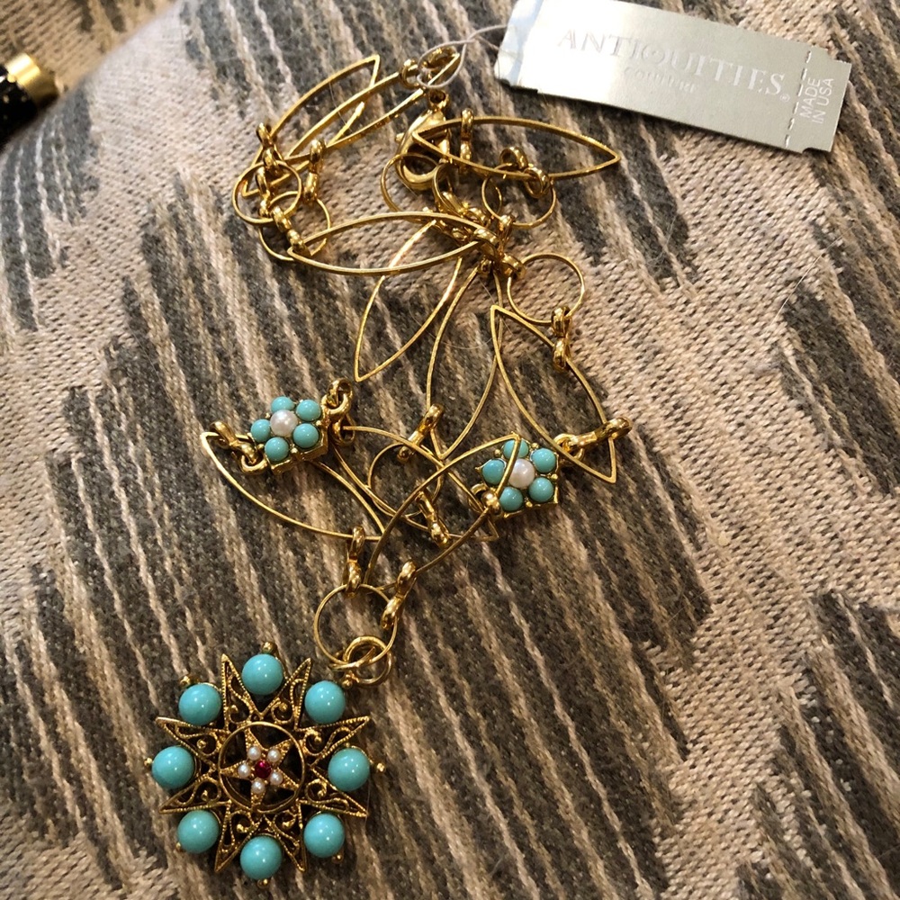 Antiquities couture goldtone necklace